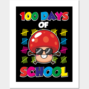 Back to The School  100 days of school Posters and Art